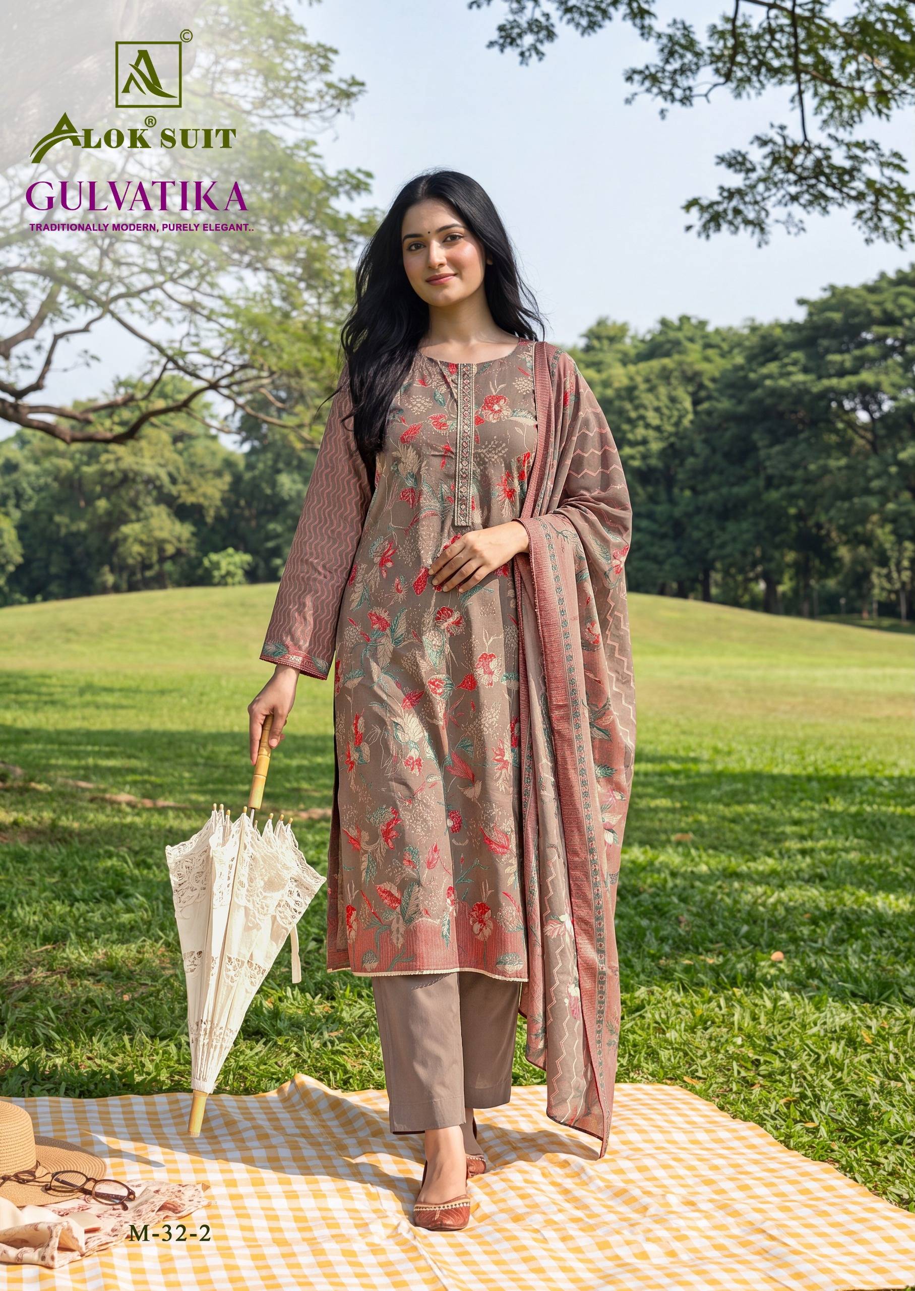 GULVATIKA BY ALOK SUIT 01 To 04 Series Beautiful Festive Suits Stylish Colorful Fancy Casual Wear & Ethnic Wear Pure Mudaal Dresses At Wholesale Price